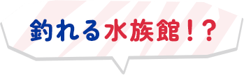 釣れる水族館！？